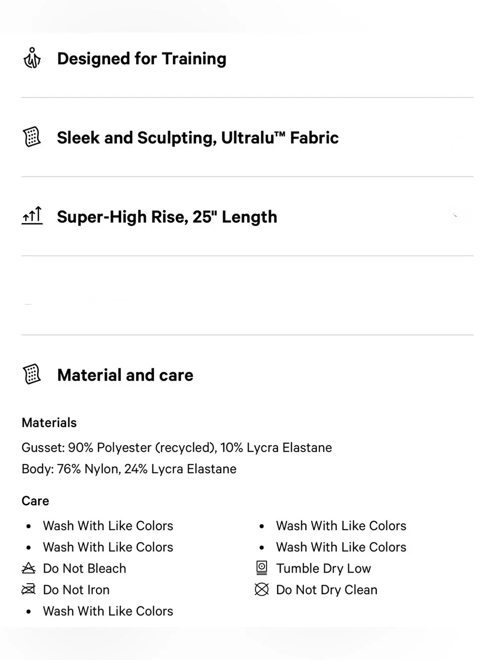 Lululemon Glow Up Super-High-Rise Tight 25